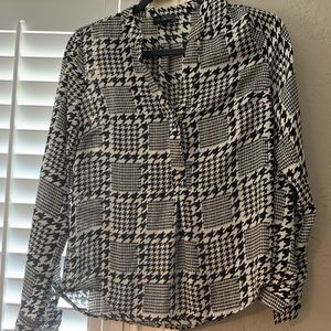 The Limited houndstooth shirt